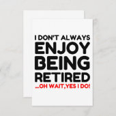 Being退職したの縮約 サンキューカード (正面/裏面)