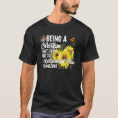 Being A Christian Isn't Easy Retirement Plan sunfl Tシャツ (正面)
