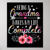 Being A Grandma Makes My Life Complete Announcemen ポスター (正面)