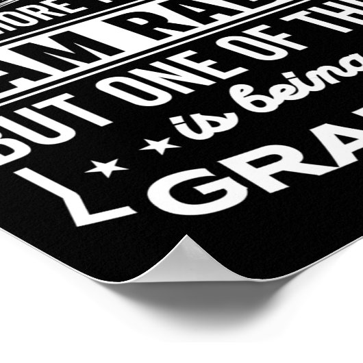 Being A Ham Radio Grandpa Funny Old Man  ポスター (角)