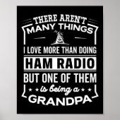 Being A Ham Radio Grandpa Funny Old Man  ポスター (正面)