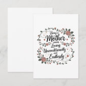 Being A Mother Means Loving Unconditionally エンクロージャーカード (正面/裏面)