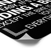 Being A Property Manager Is Easy It's Like Riding  ポスター (角)