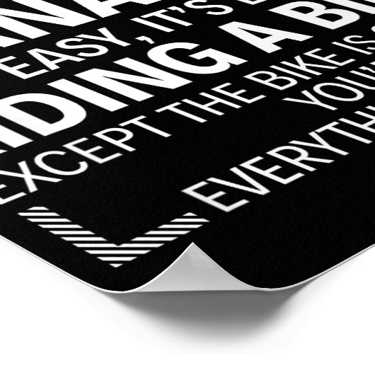 Being A Property Manager Is Easy It's Like Riding  ポスター (角)