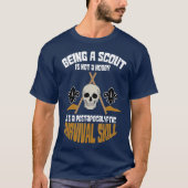 Being A Scout Is Not A Hobby Survival Hiker Tシャツ (正面)