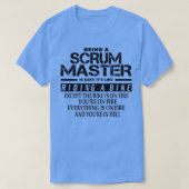 Being A Scrum Master Is Easy Its Like Riding A Bik Tシャツ (デザイン正面)