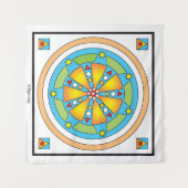 BEING-BEINGとALL-ALIVEの起源 タペストリー (正面(横))