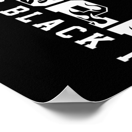 Being Black Is Black History Hbcu Melanin African  ポスター (角)