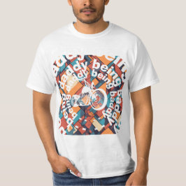"Being Daddy Being Baddy" チョッパーダディジオメトリック Tシャツ