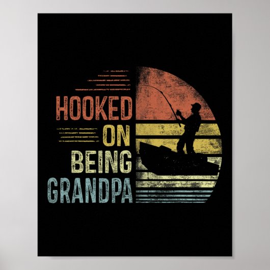 Being Grandpa魚釣りギフトグランドパファス ポスター (正面)