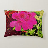 Being happy is your choice blooming flower アクセントクッション (裏面)