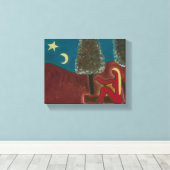 Being in Scotland With My Thoughts 2009 キャンバスプリント (インサイチュ (ウッドフロア))