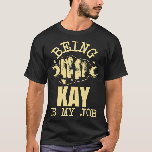 Being Kay Is My Job Tシャツ (正面)