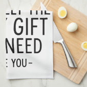 Being My Sister Is the Only Gift You Need Design  キッチンタオル (四つ折り)