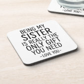 Being My Sister Is the Only Gift You Need Design  コースター (左側)