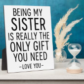 Being My Sister Is the Only Gift You Need Design  フォトプラーク (側面)