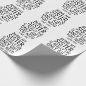 Being My Sister Is the Only Gift You Need Design  ラッピングペーパー (角)