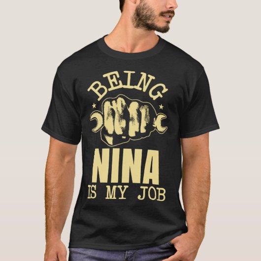 Being NIna Is My Job Tシャツ (正面)