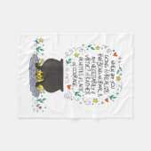 Being Normal Is Not Necessarily A Virtue Motivatio フリースブランケット (正面(横))