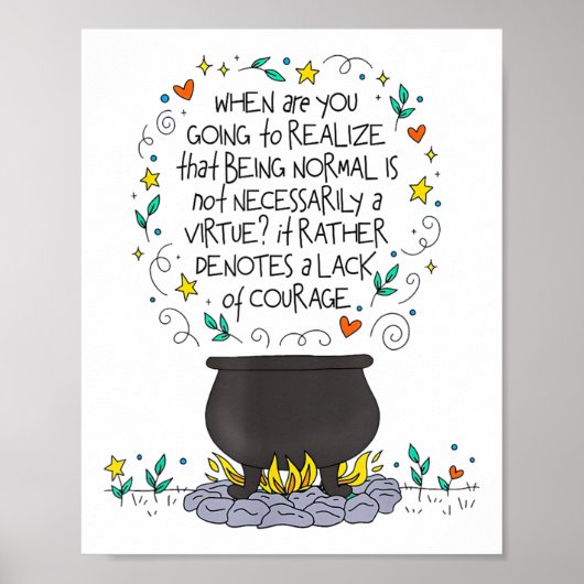 Being Normal Is Not Necessarily A Virtue Motivatio ポスター (正面)