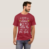 Being Related To Me Funny Christmas Family Xmas Tシャツ (正面フル)
