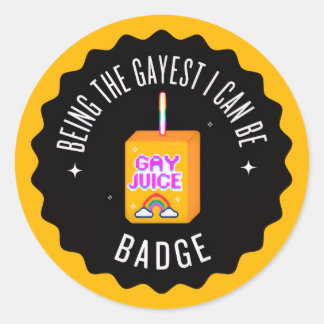 Being the Gayest I can be ラウンドシール
