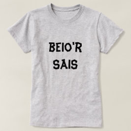 Beio r Sais私はイギリス人を責める Tシャツ