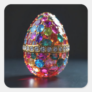 Bejeweled Easter Egg スクエアシール