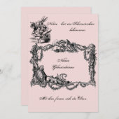 Bekanntgabe zur Geburt – Geburtskarte 招待状 (正面/裏面)