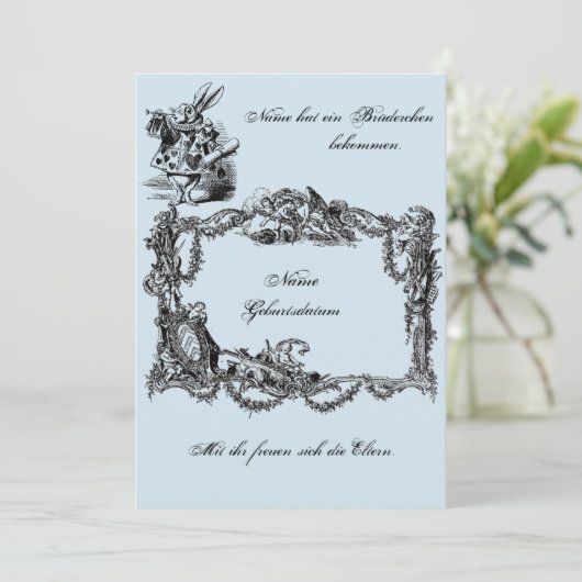 Bekanntgabe zur Geburt – Geburtskarte 招待状 (スタンド正面)