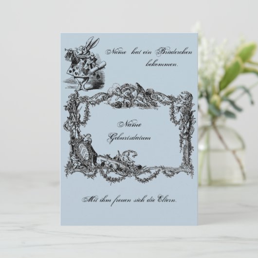 Bekanntgabe zur Geburt – Geburtskarte 招待状 (スタンド正面)