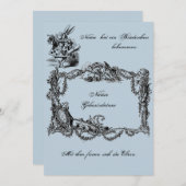 Bekanntgabe zur Geburt – Geburtskarte 招待状 (正面/裏面)