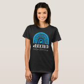 bekind 自閉症啓発 レインボー tシャツ (正面フル)