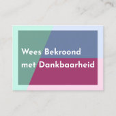 Bekroonde Kaarten 名刺 (正面)