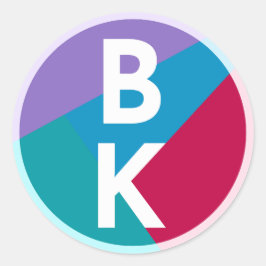 Bekroonde Kaarten Logo ラウンドシール