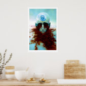 Beksiński Third Eye Art Print Gothic Horror ポスター (キッチン)