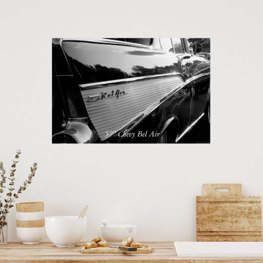 Bel Air、57" Chevy Bel Air ポスター (キッチン)