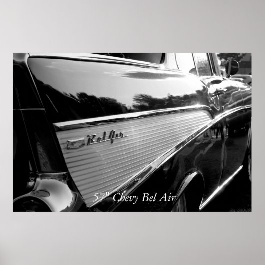 Bel Air、57" Chevy Bel Air ポスター (正面)