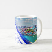 Bela vista do Porto コーヒーマグカップ (正面右)