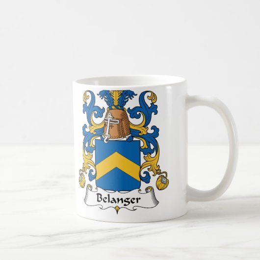Belangerの家紋 コーヒーマグカップ (右)