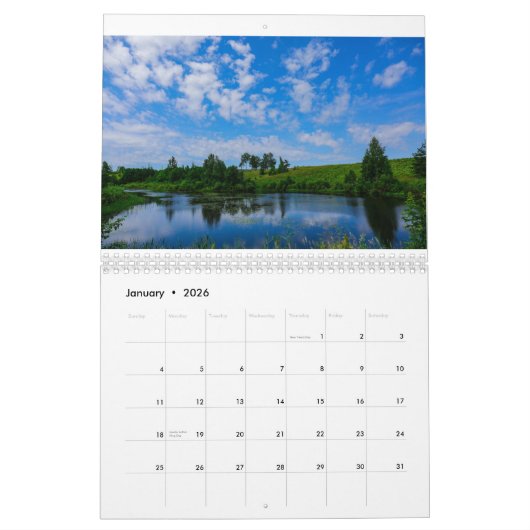 Belarus л е Landscape б Calendar カレンダー (1月 2026)