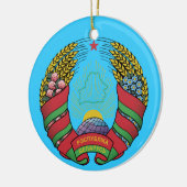 BELARUS*-カスタムなクリスマスのオーナメント セラミックオーナメント (左)