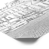 Belarus Porechye Parecca Architecture Station  ポスター (角)