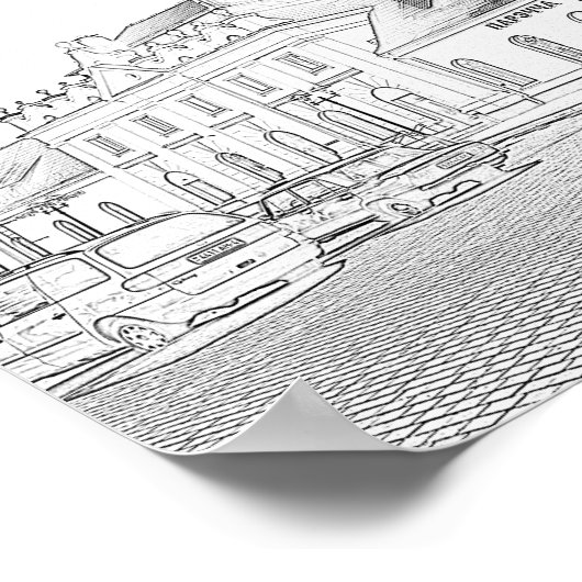Belarus Porechye Parecca Architecture Station  ポスター (角)