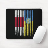 Belarus Ukraine Belarusian Ukrainian Flag  マウスパッド (マウス)