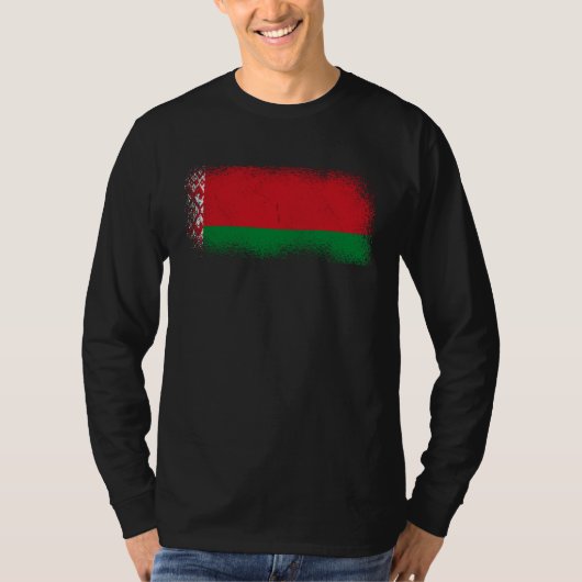 Belarusian Flag Belarus Tシャツ (正面)