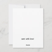 BELATED誕生日カードfor Anyone おもしろい - シーズンカード (裏面)