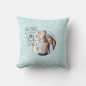 Belated Birthday Calligraphy Photo Design For Dad クッション (正面)