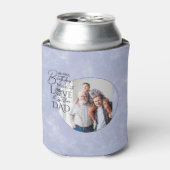 Belated Birthday Calligraphy Photo Design For Dad 缶クーラー (缶正面)