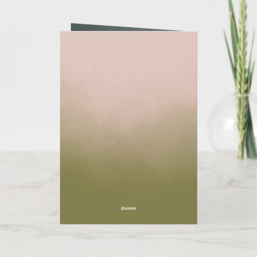 Belated Birthday Card For Brass Instrument Player カード (裏面)